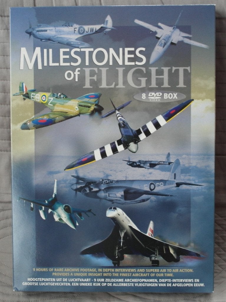 Milestones of flight (8 DVD box), Ophalen of Verzenden, Zo goed als nieuw, Wetenschap of Techniek