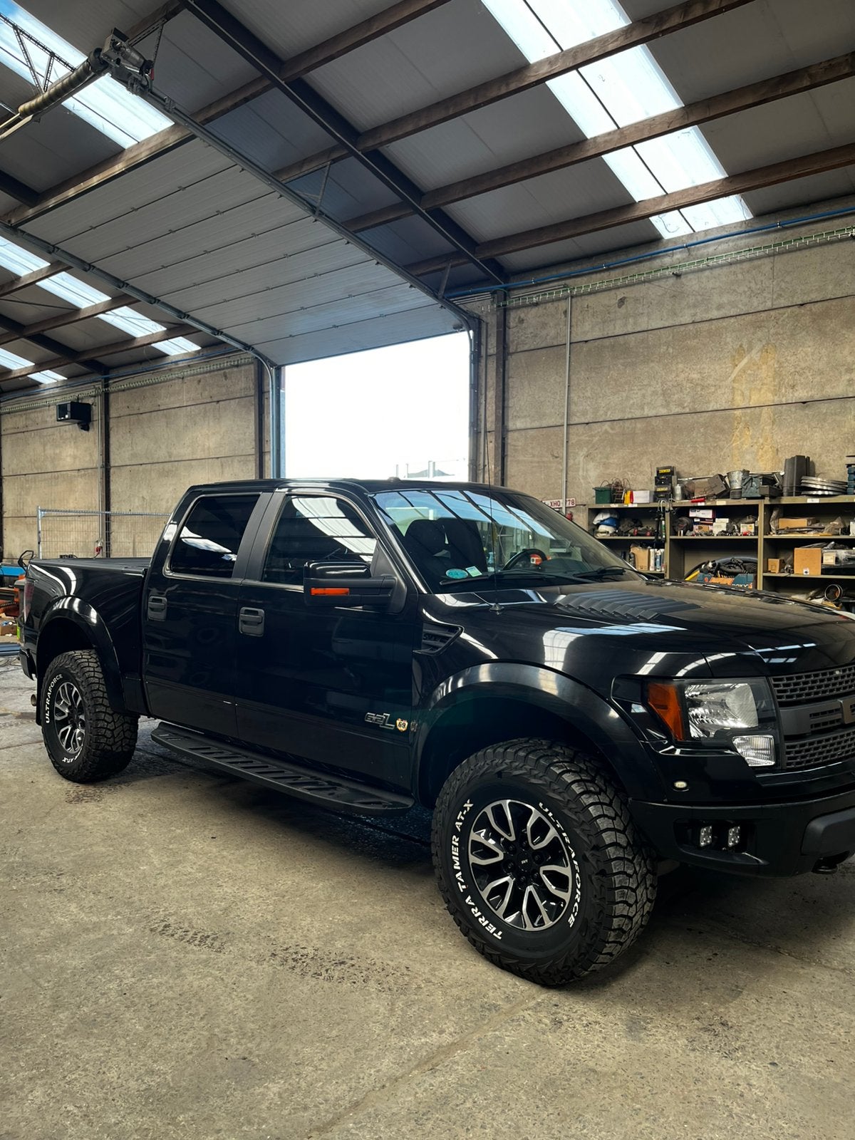 Ford f150 raptor svt, Auto's, Automaat, Zwart, Leder, 5 zetels