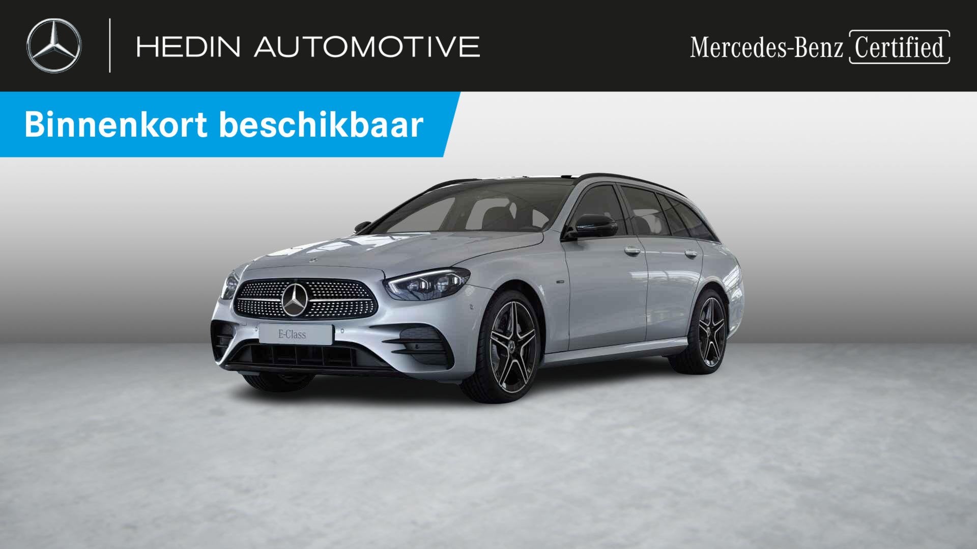 Mercedes-Benz E-Klasse 300 de Break AMG Line | Night Pack |, Argent ou Gris, 306 ch, Entreprise, Hybride rechargeable