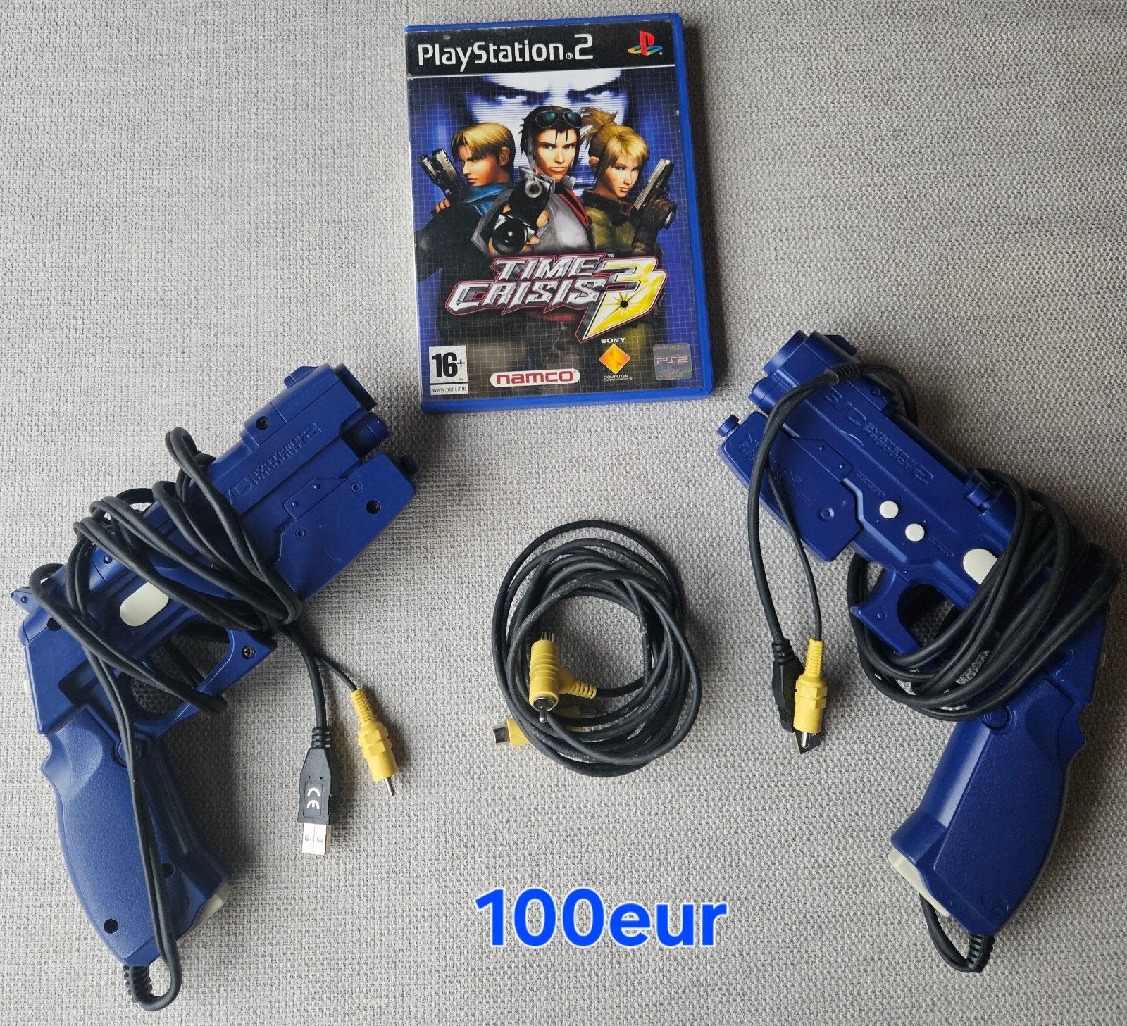 Time crisis 3 + 2 gun, Enlèvement ou Envoi, Utilisé, Simulation