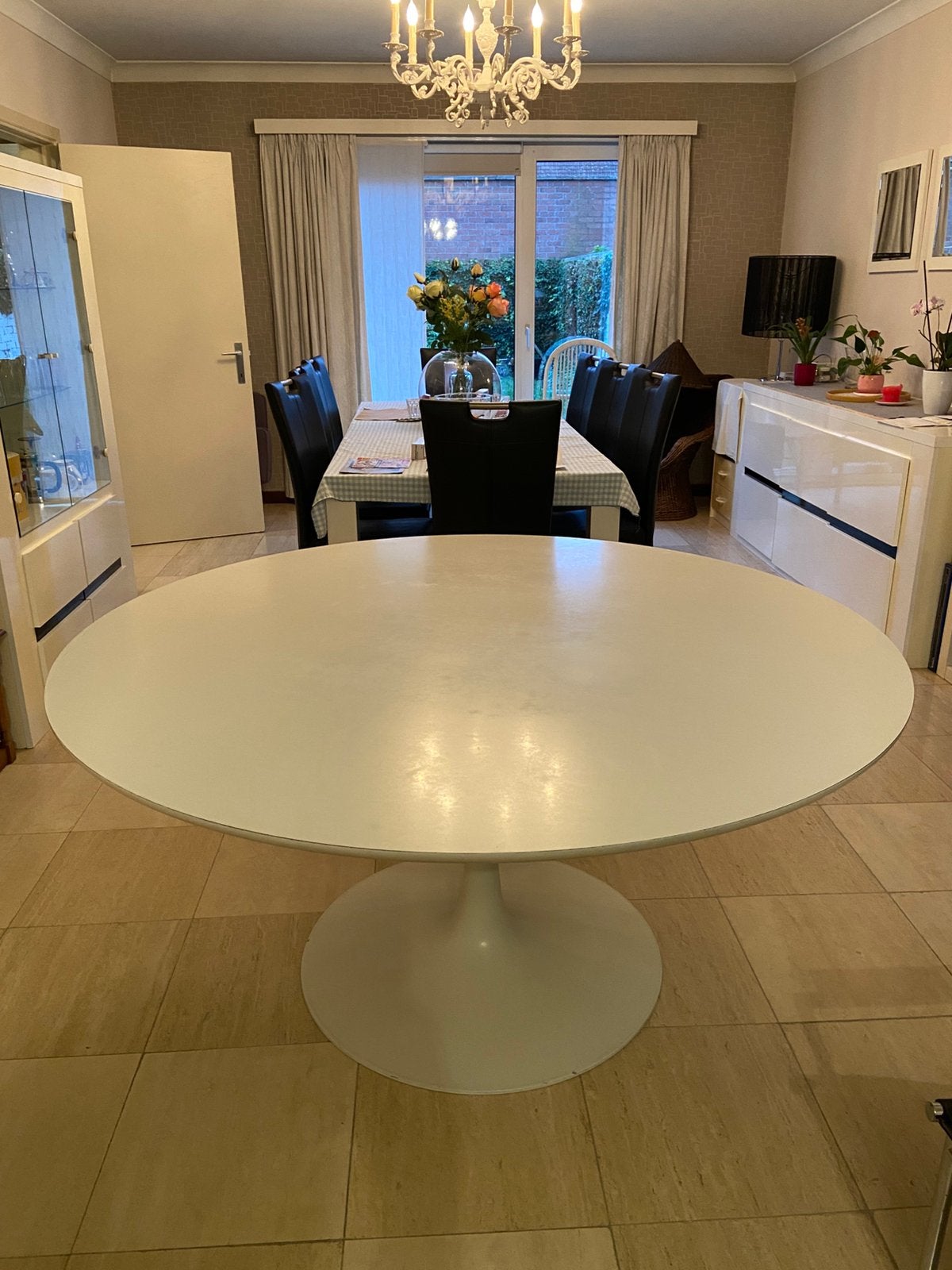 Arkana tulpentafel -1960/1970, Cinq personnes ou plus, Rond, 150 à 200 cm, 50 à 100 cm