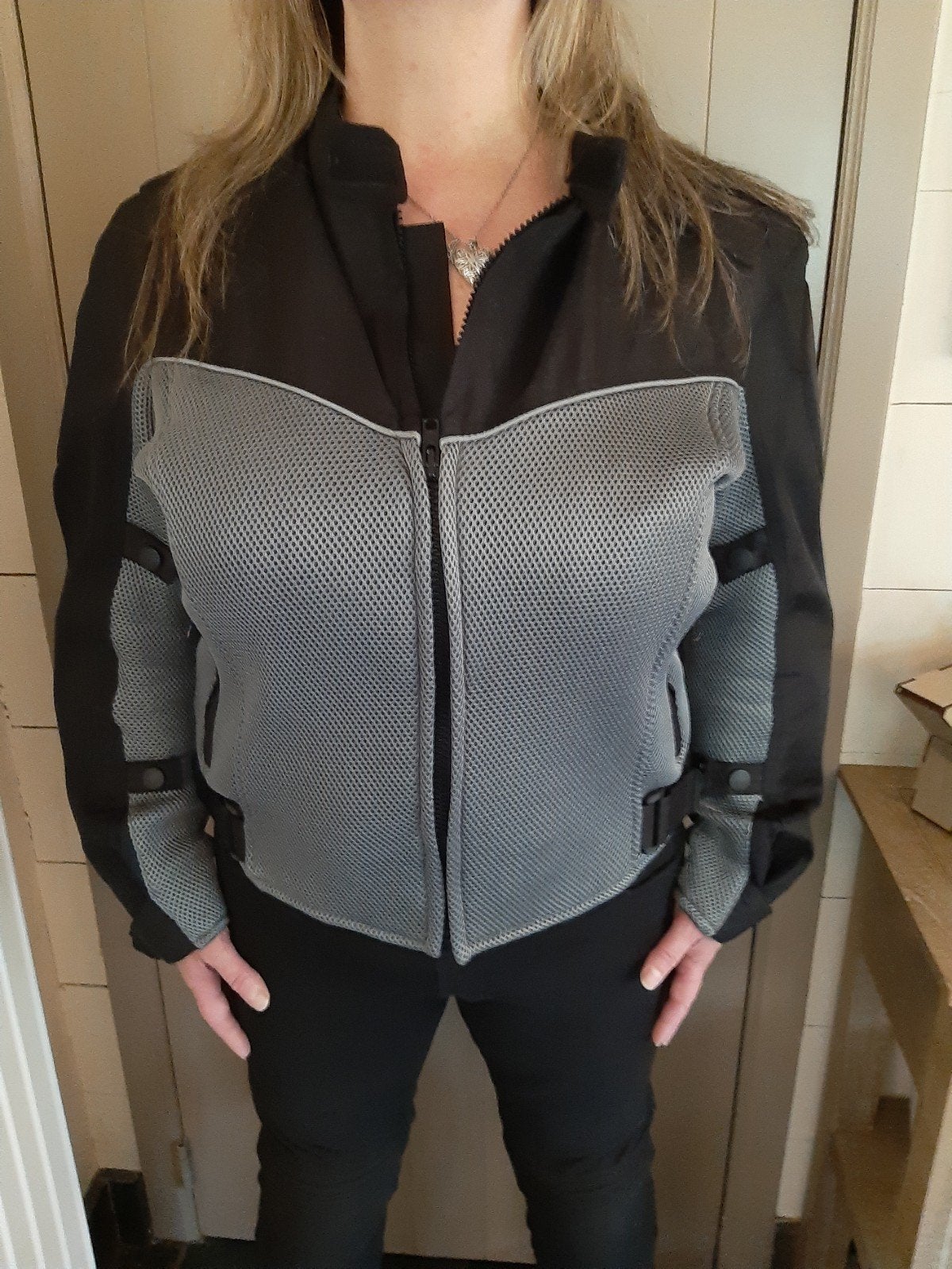 BESPROKEN BIANCA Zomer motorjas zomervest motor Unisex xl, Motoren, Ophalen, Dames