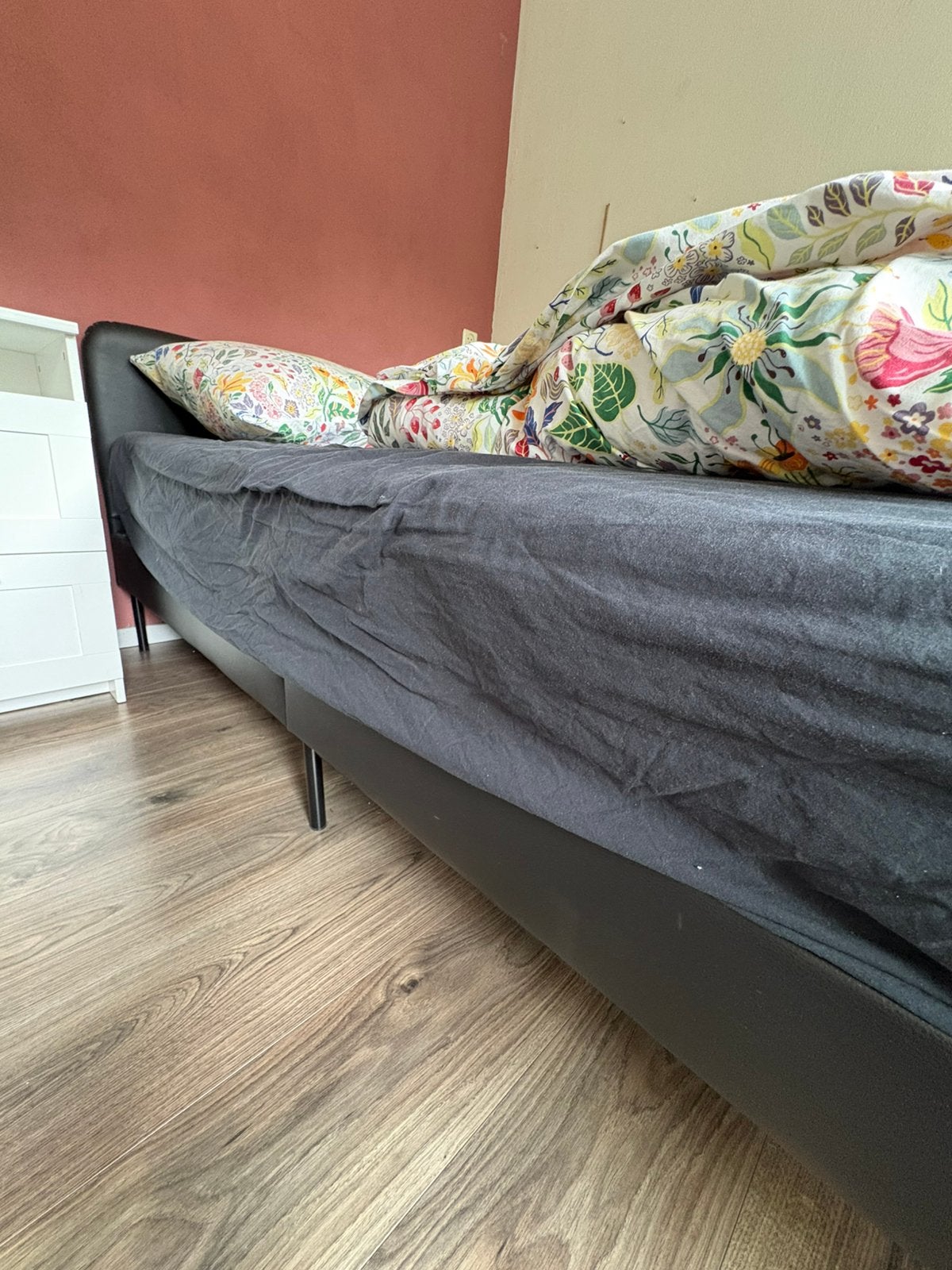 Compleet bed, zogenaamde twijfelaar inclusief matras, Maison & Meubles, Chambre à coucher | Lits, Enlèvement, Comme neuf, Queen size