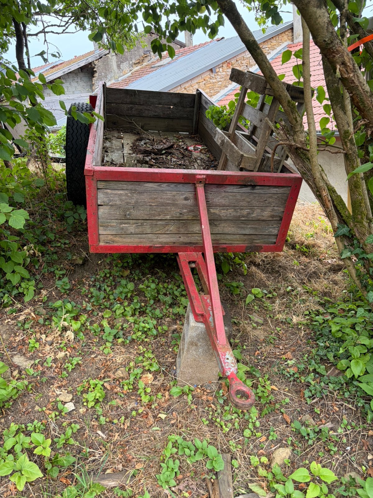 Remorque, 6 T faire offre, Enlèvement