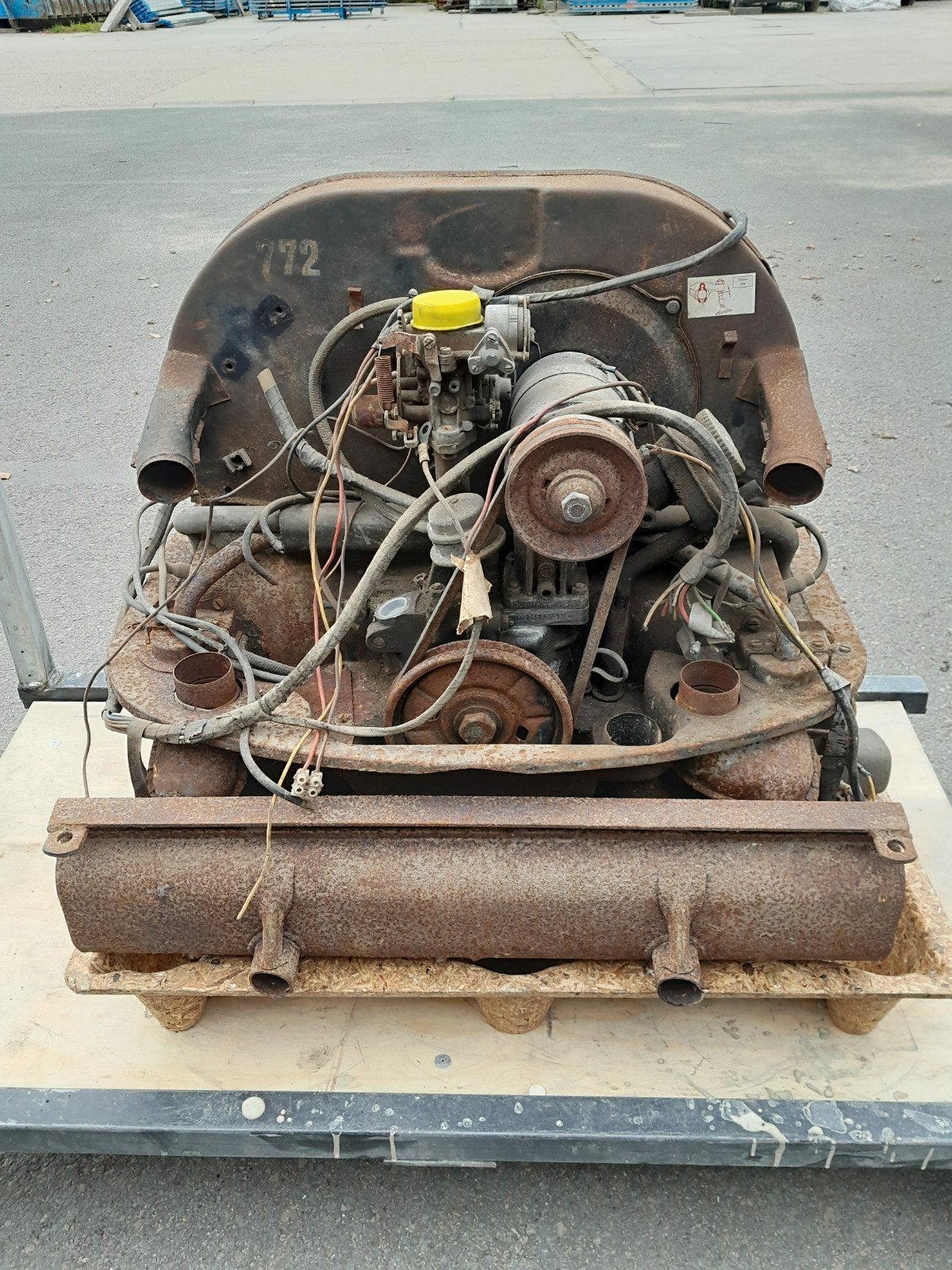 VW KEVER motor 1200cc, Enlèvement