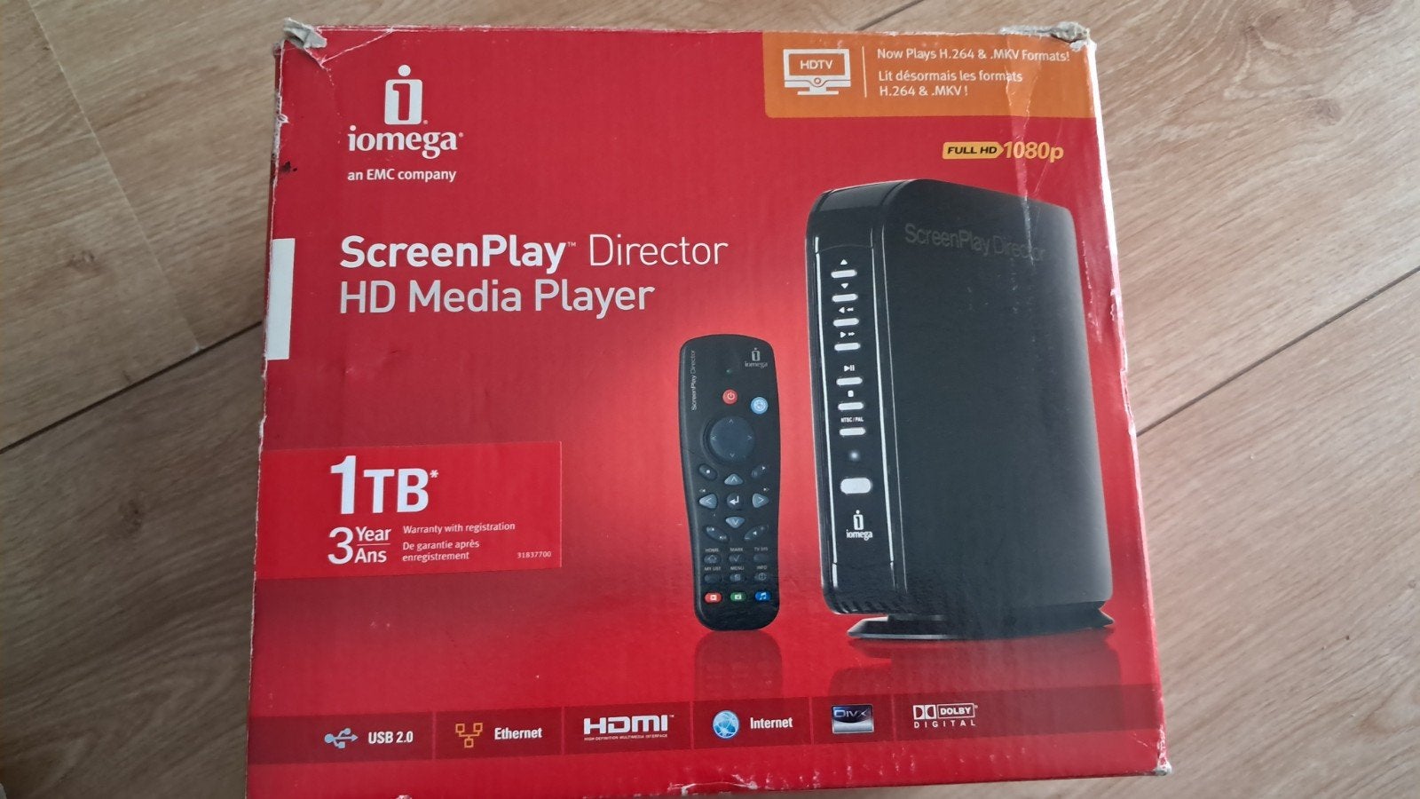 Disque dur - connecter sur tv, Enlèvement, Audio optique