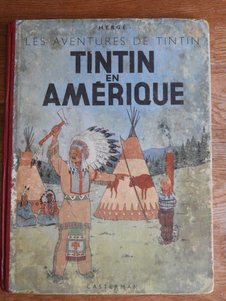 BD de Tintin en Amérique, Une BD, Enlèvement ou Envoi, Utilisé, Hergé.