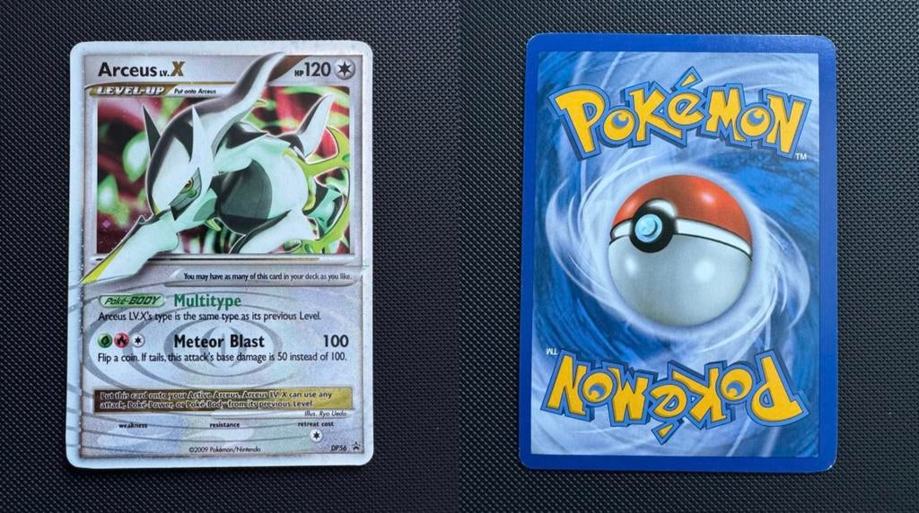 Arceus Lv. X DP56, Hobby en Vrije tijd, Verzamelkaartspellen | Pokémon, Ophalen of Verzenden, Zo goed als nieuw, Losse kaart