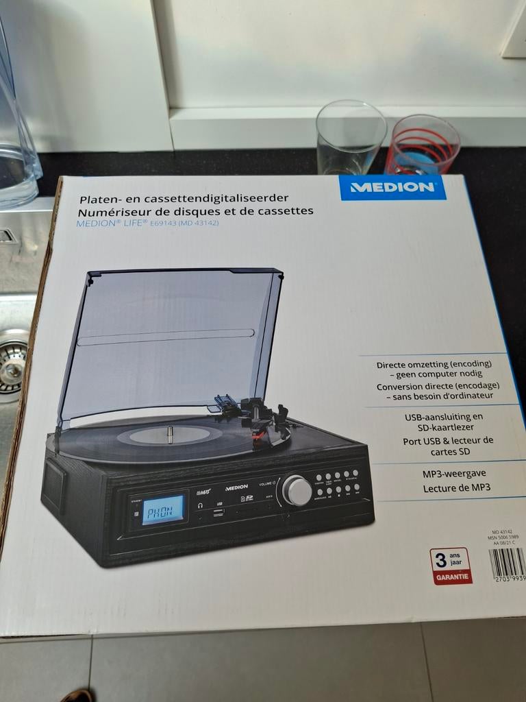Usb platenspeler  merk Medion ., Enlèvement ou Envoi, Tourne-disque