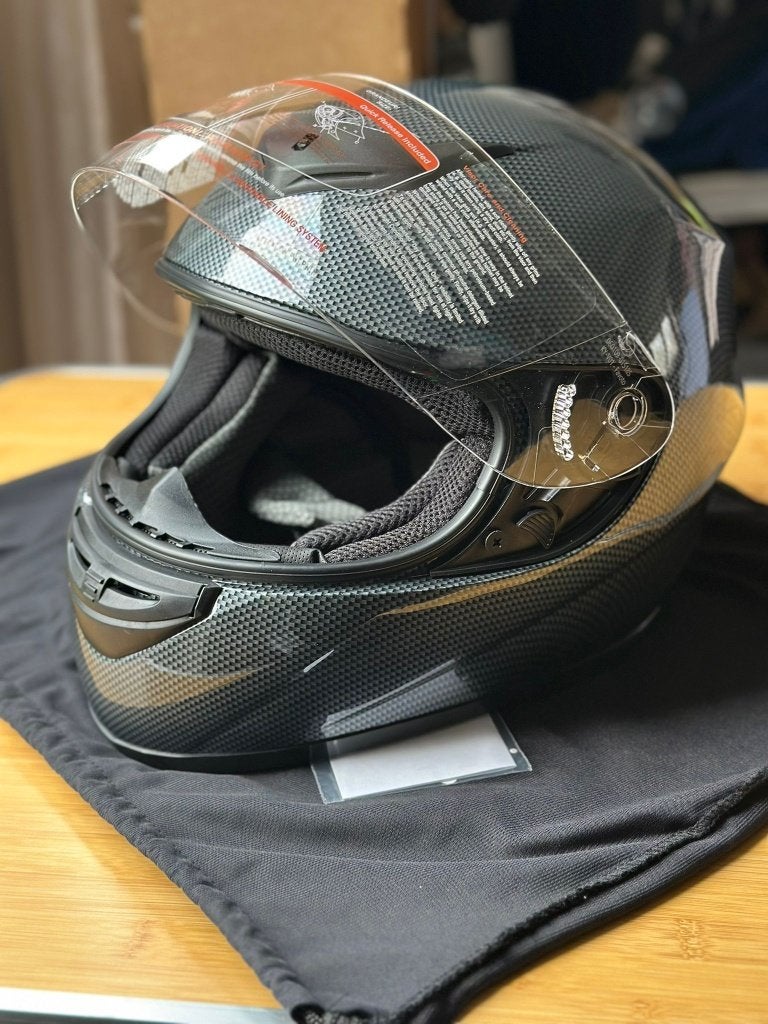Casque de Moto Intégral Favoto L Neuf, Motos, Envoi, L