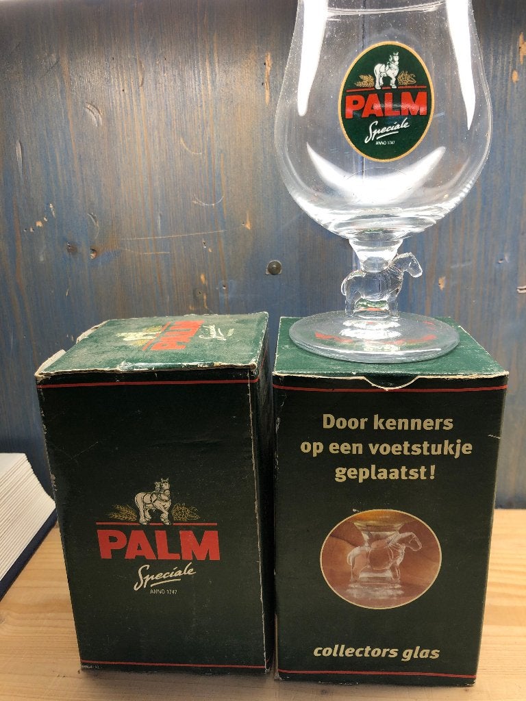 2 palmglazen jaren '90, Verzamelen, Biermerken, Ophalen of Verzenden