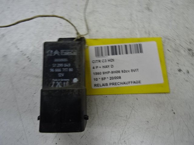 VOORGLOEI RELAIS Citroën C3 (SC) (9666671780), Gebruikt, Citroën, Kontakt-citroen@citroen.com, Citroën Deutschland GmbH