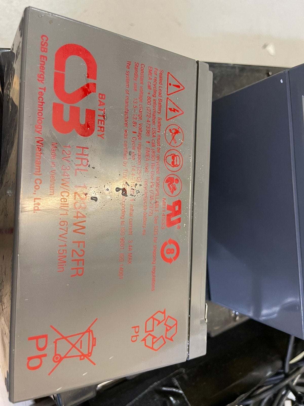 24x Batterij 12v 8,5Ah, Ophalen, Zo goed als nieuw