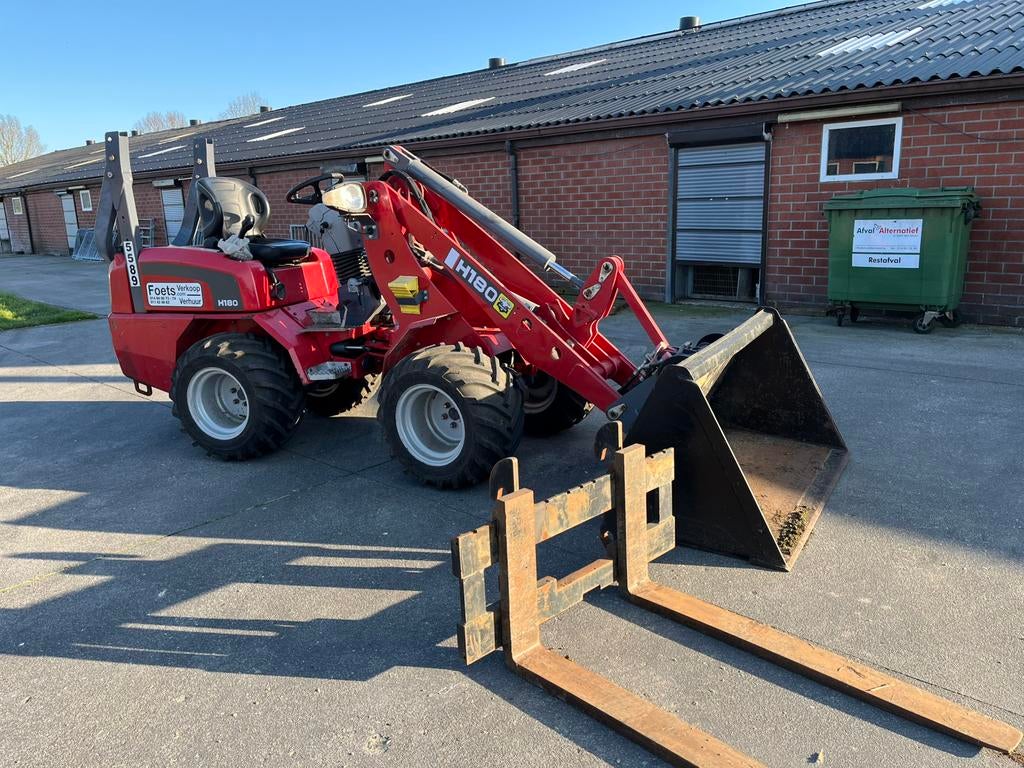 Heracles H180, Enlèvement, Chargeuse sur pneus ou Chouleur