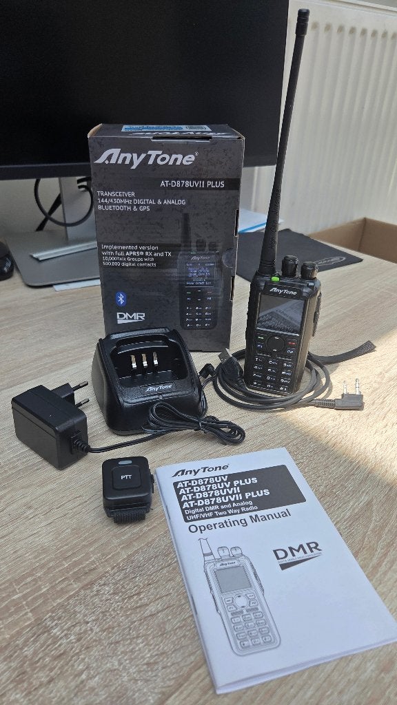 Anytone AT-D878UV II Plus BT GPS APRS portable, Telecommunicatie, Ophalen, Nieuw, Portofoon of Walkie-talkie