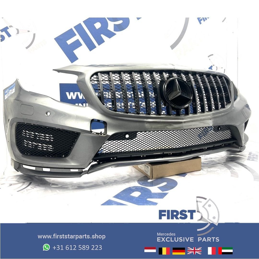 W156 GLA AMG BUMPER X156 VOORBUMPER ZWART WIT GRIJS PRE FACE, Utilisé, -, Avant, -