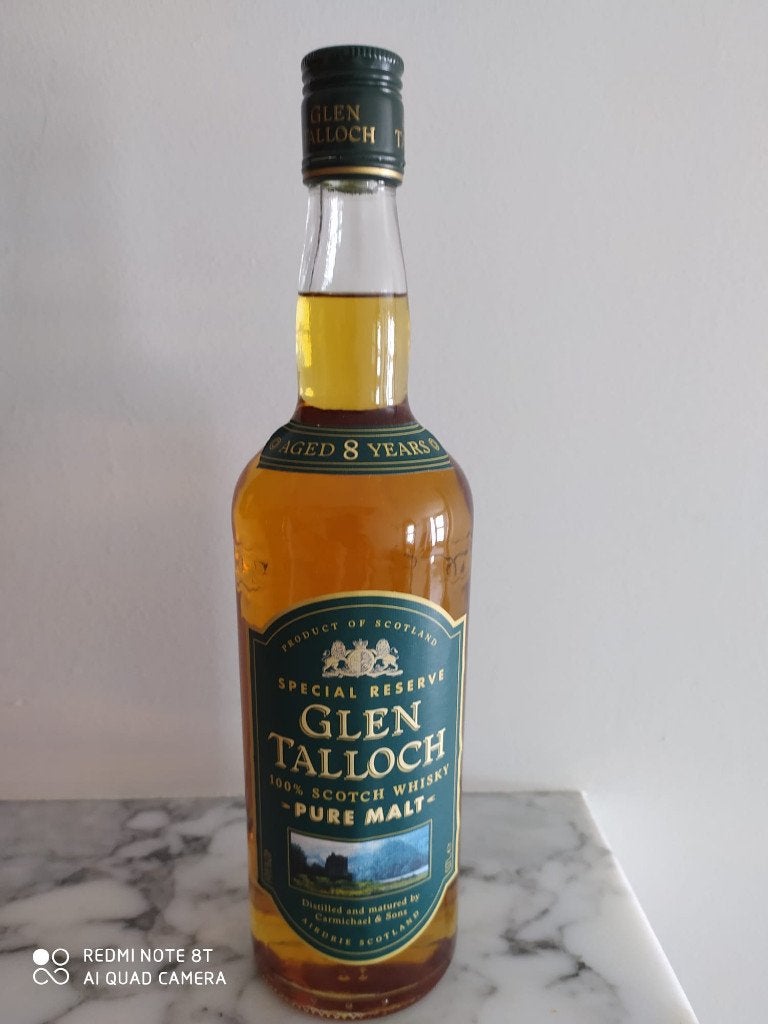 Glen Talloch Pure Malt 8 Years 70cl, Divers, Enlèvement