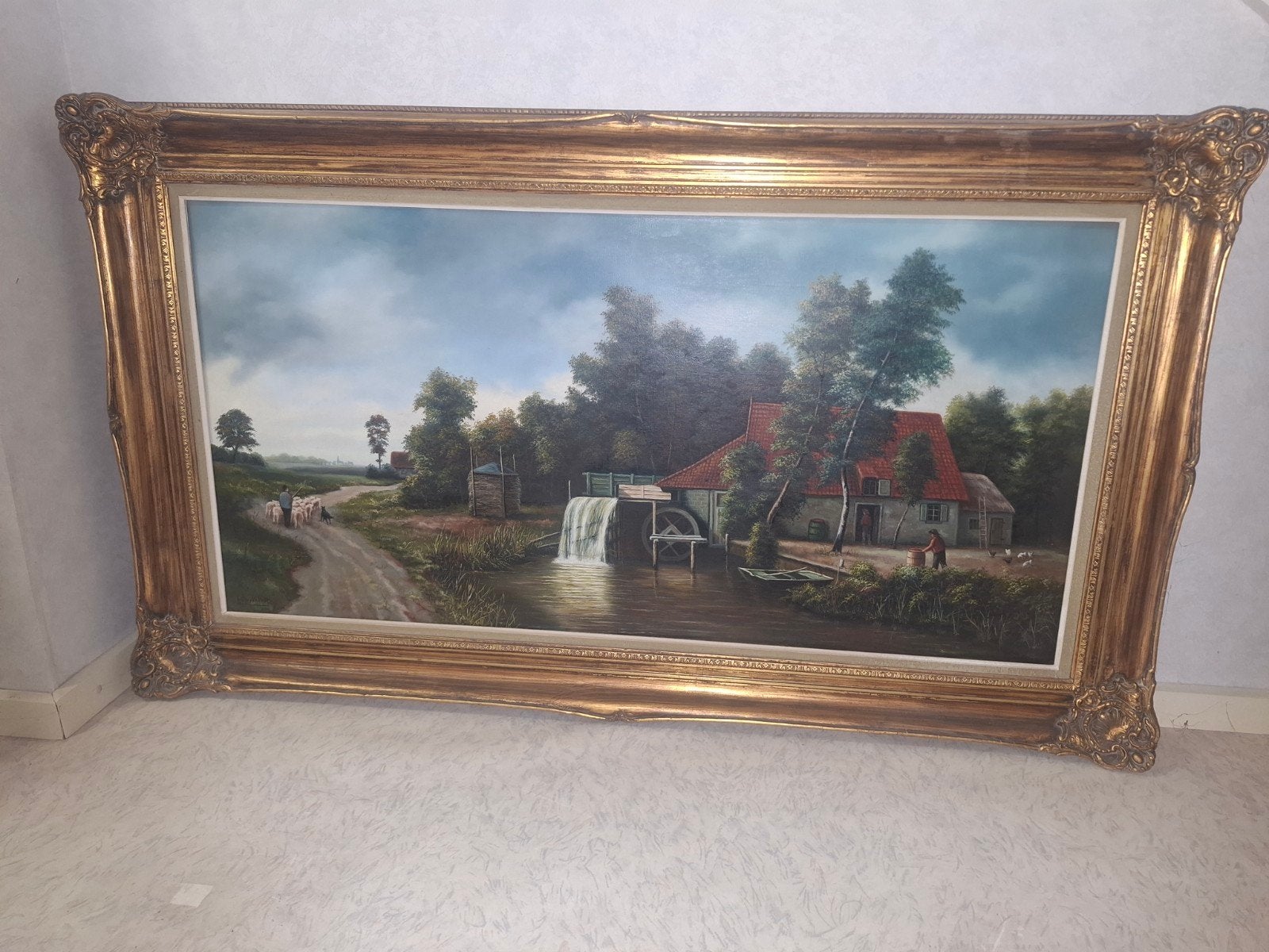 schilderij M Muyshondt, Ophalen