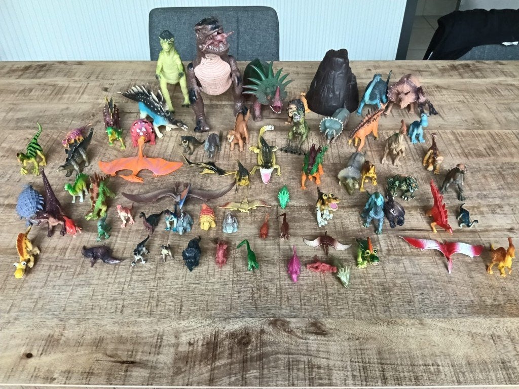 Set van dinosaurussen, Kinderen en Baby's, Speelgoed | Actiefiguren, Ophalen, Gebruikt