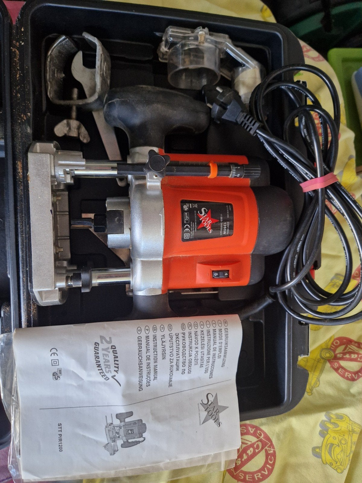 Bovenfrees Startools 1200W, Bricolage & Construction, Outillage | Fraiseuses, Routeur, Comme neuf, Enlèvement, Électrique
