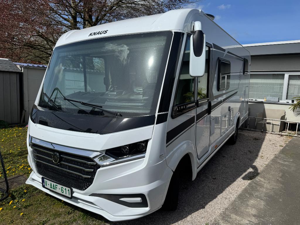 Knaus I live 650 automaat nieuwstaat 2024 BTW !, Airbags, Fiat, 6 tot 7 meter, Bedrijf
