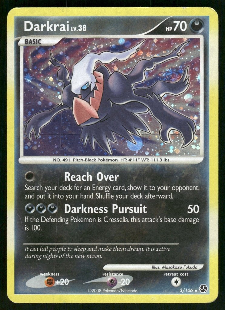 Darkrai 3/106 - Great Encounters (EX), Hobby en Vrije tijd, Verzenden, Gebruikt