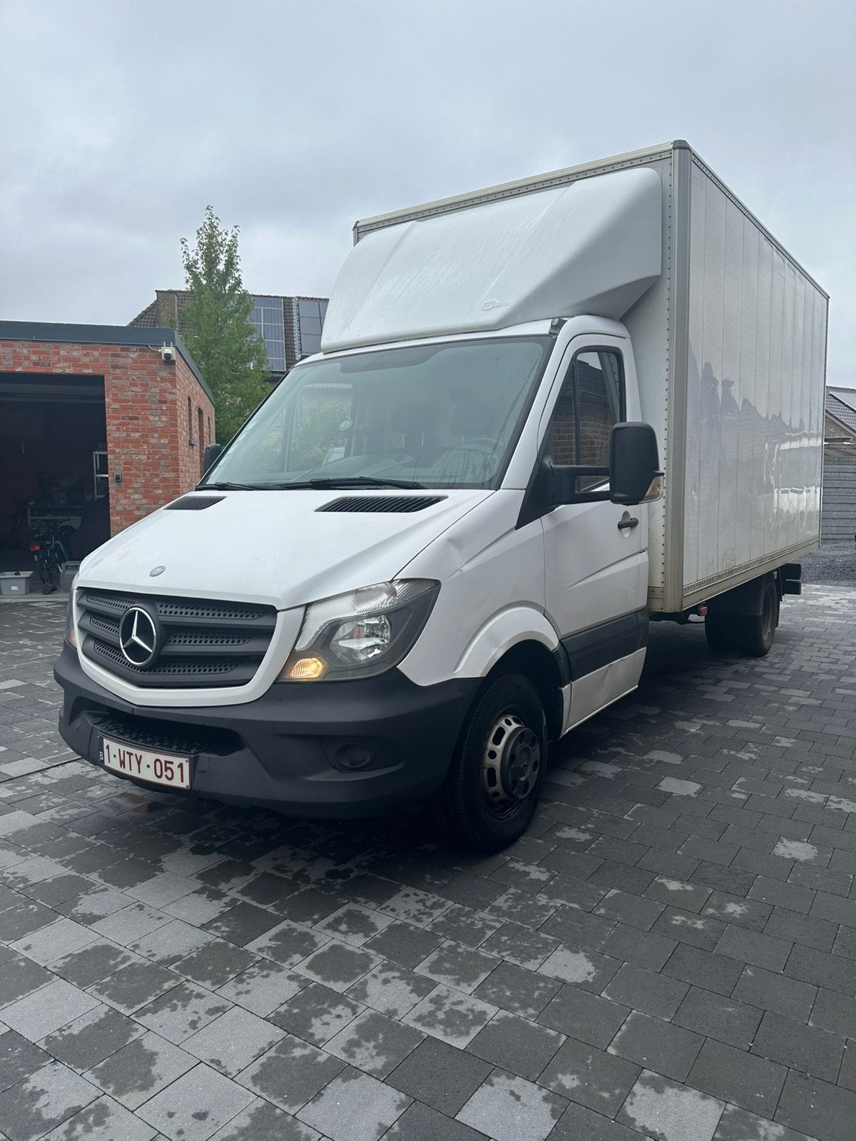 Tekoop Mercedes Sprinter 516CDI, Auto's, Euro 5, Achterwielaandrijving, Wit, Elektrische ramen