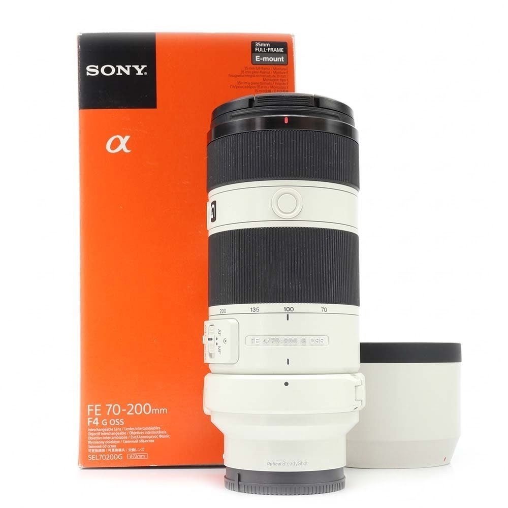 Sony FE 70-200mm F4 G OSS, Housse/sac de protection, Monture Sony E, Téléobjectif, Utilisé