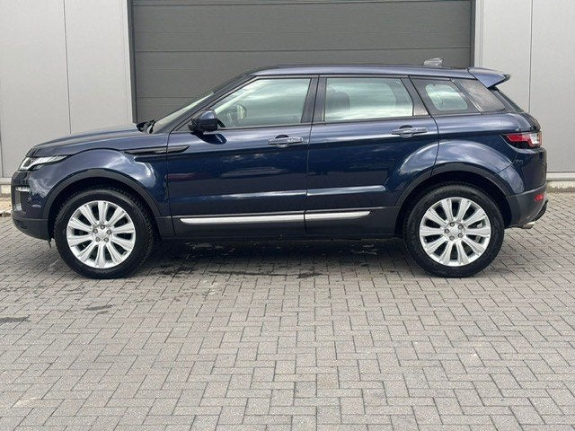 Range Rover Evoque benzine automaat, Auto's, 4 cilinders, Parkeersensor, Blauw, Leder