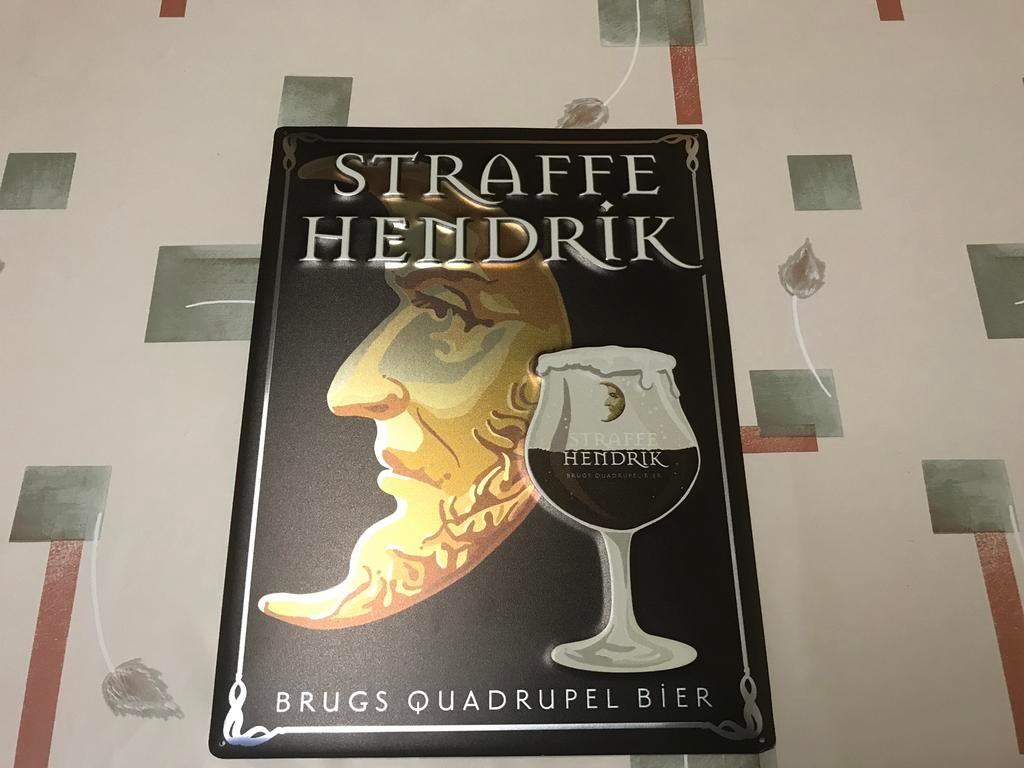 Straffe Hendrik reclamebord metaal, Ophalen of Verzenden, Zo goed als nieuw, Reclamebord