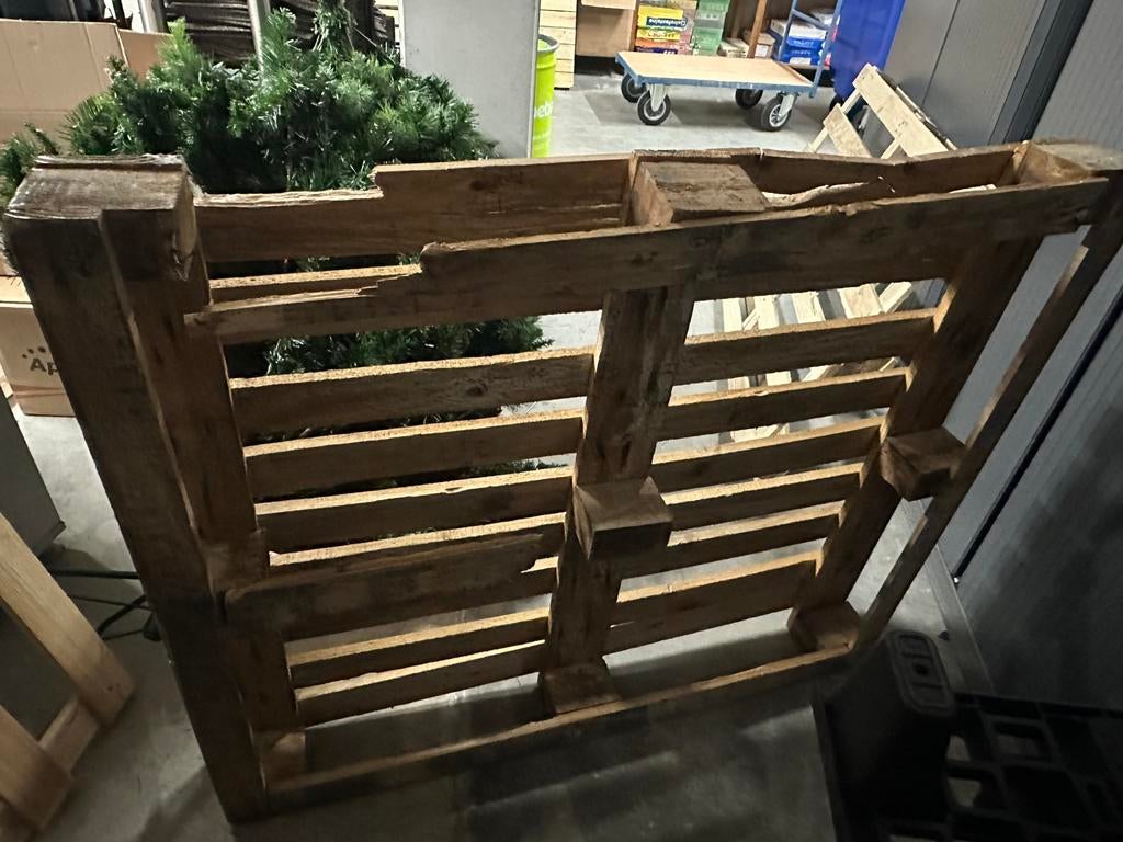 GRATIS: 2 Houten Pallet ophalen - Regio Leuven, Ophalen, Gebruikt, Plank