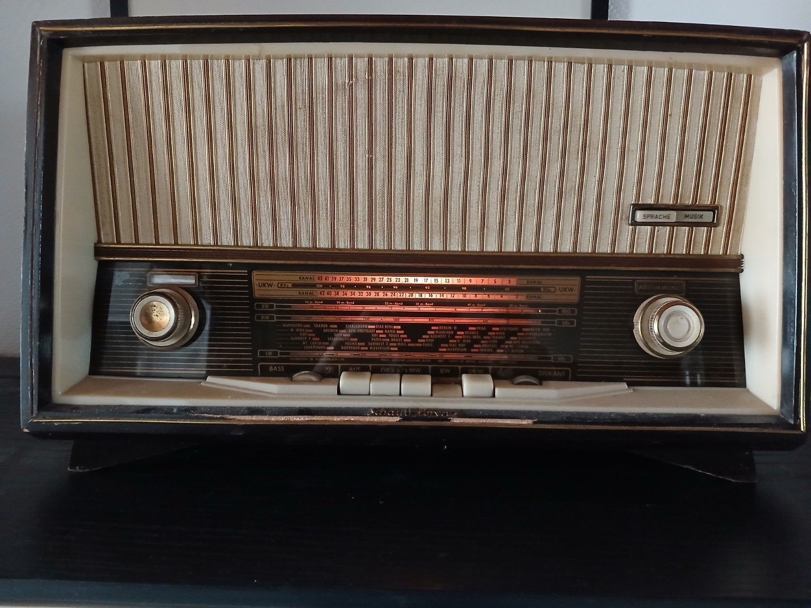 radio Schaub Lorenz golden 10, Antiek en Kunst, Ophalen of Verzenden