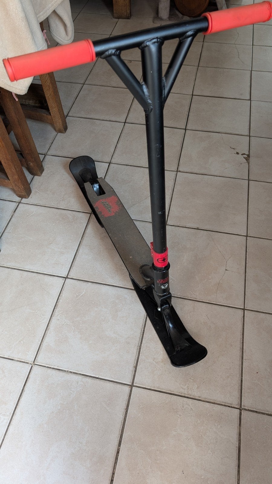 trottinette, Ophalen