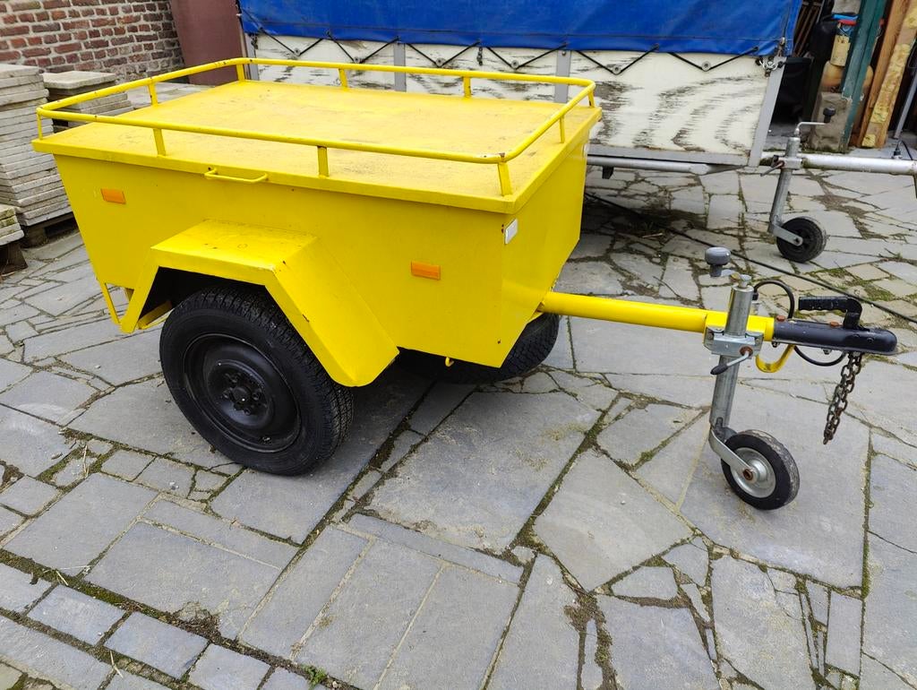 Aanhangwagen met deksel / bagagewagen, Auto diversen, Aanhangers en Bagagewagens, Ophalen