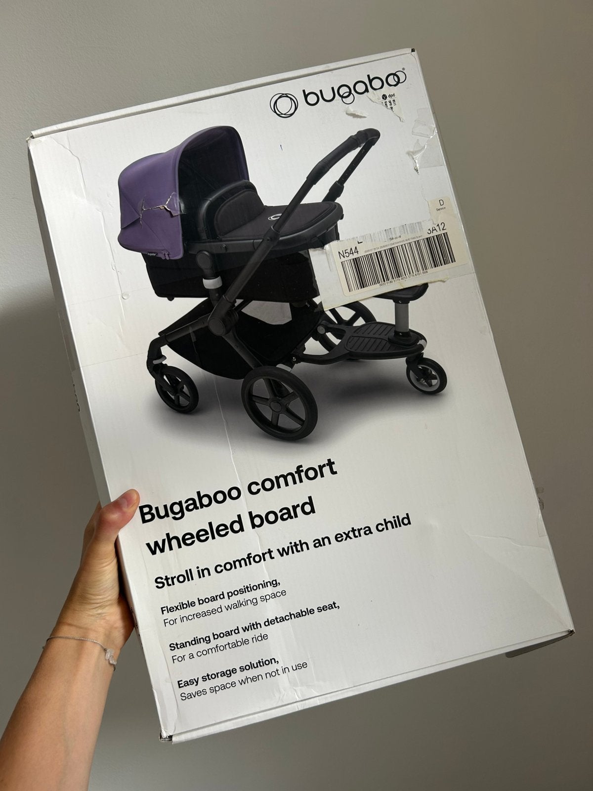 Bugaboo comfort wheeled board (meerijdplankje), Enfants & Bébés, Poussettes & Combinaisons, Enlèvement, Comme neuf, Poussette