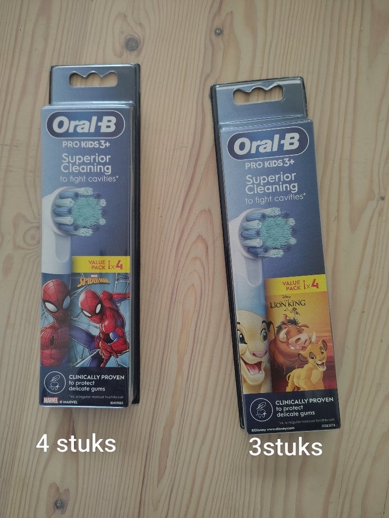 Oral b opzet tandenborstels, Bijoux, Sacs & Beauté, Enlèvement ou Envoi, Neuf, Tête de brosse