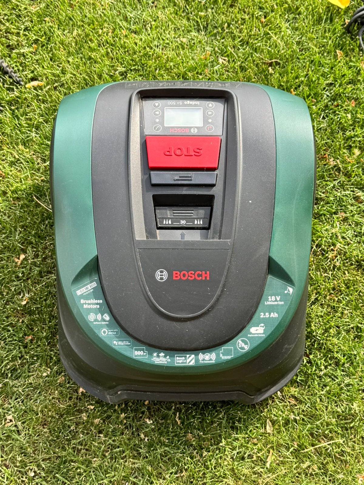 Bosch Indego S+ 500 Robotmaaier Bosch Garage Perfecte Staat, Ophalen, Gebruikt, Bestuurbaar via app
