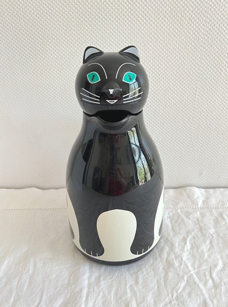Pichet isotherme chat noir Helios, Maison & Meubles, Cuisine | Ustensiles de cuisine, Utilisé, Autres types, Autres marques, Plastique
