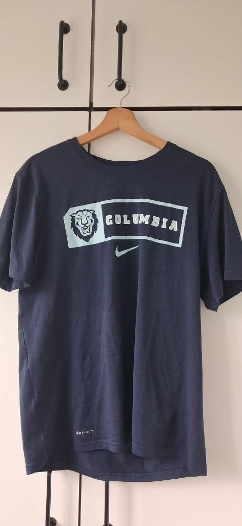 Nike T-shirt Dri-fit Columbia University maat L donkerblauw, Kleding | Heren, T-shirts, Maat 52/54 (L), Blauw, Nike, Ophalen of Verzenden
