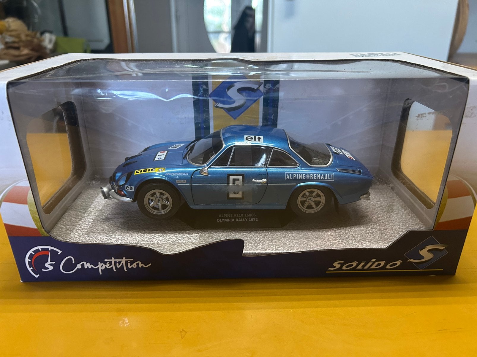 Alpine a110 solido, Hobby & Loisirs créatifs, Voitures miniatures | 1:18, Enlèvement, Comme neuf, Solido