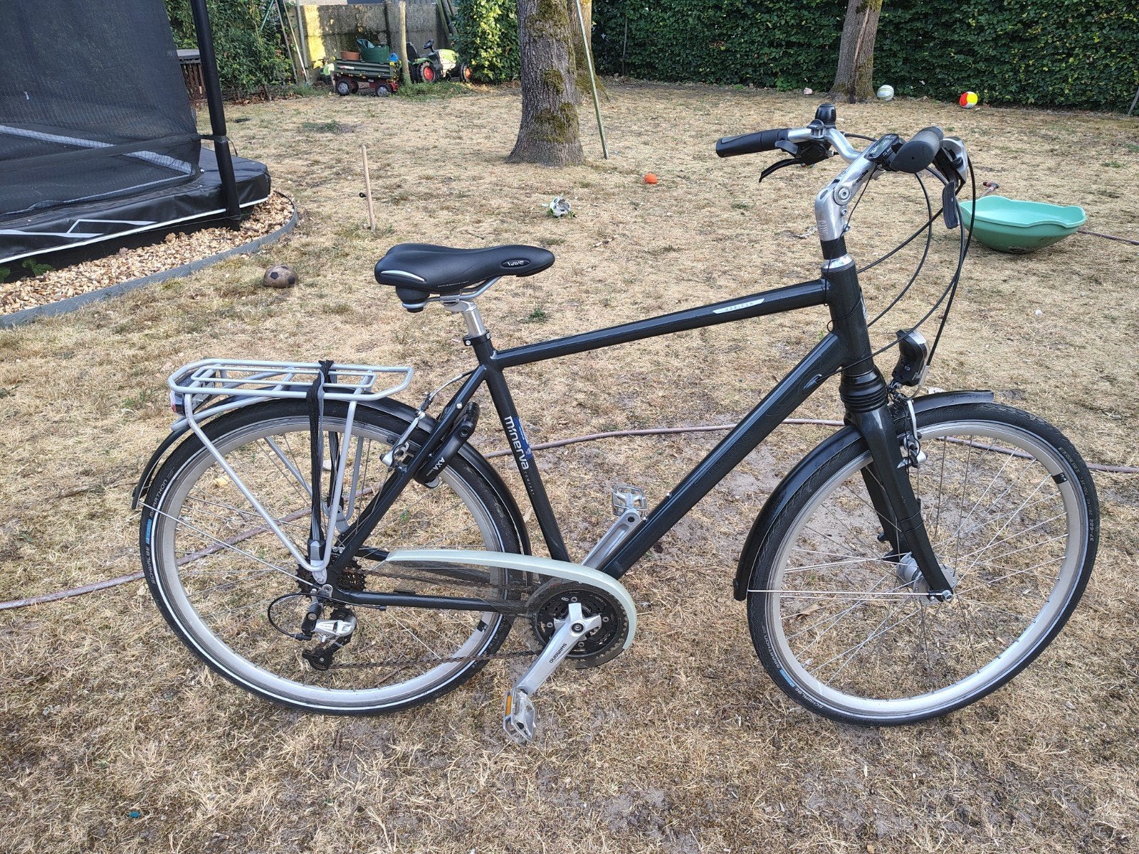 Herenfiets Minerva, Ophalen