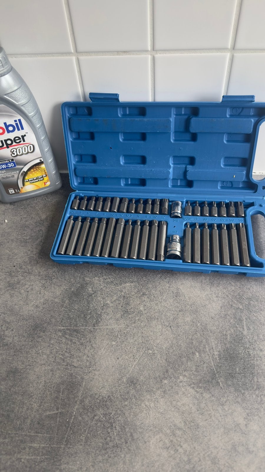 Bitsen set torx,inbussleutels,spline 1/2 en 3/8, Ophalen of Verzenden, Nieuw
