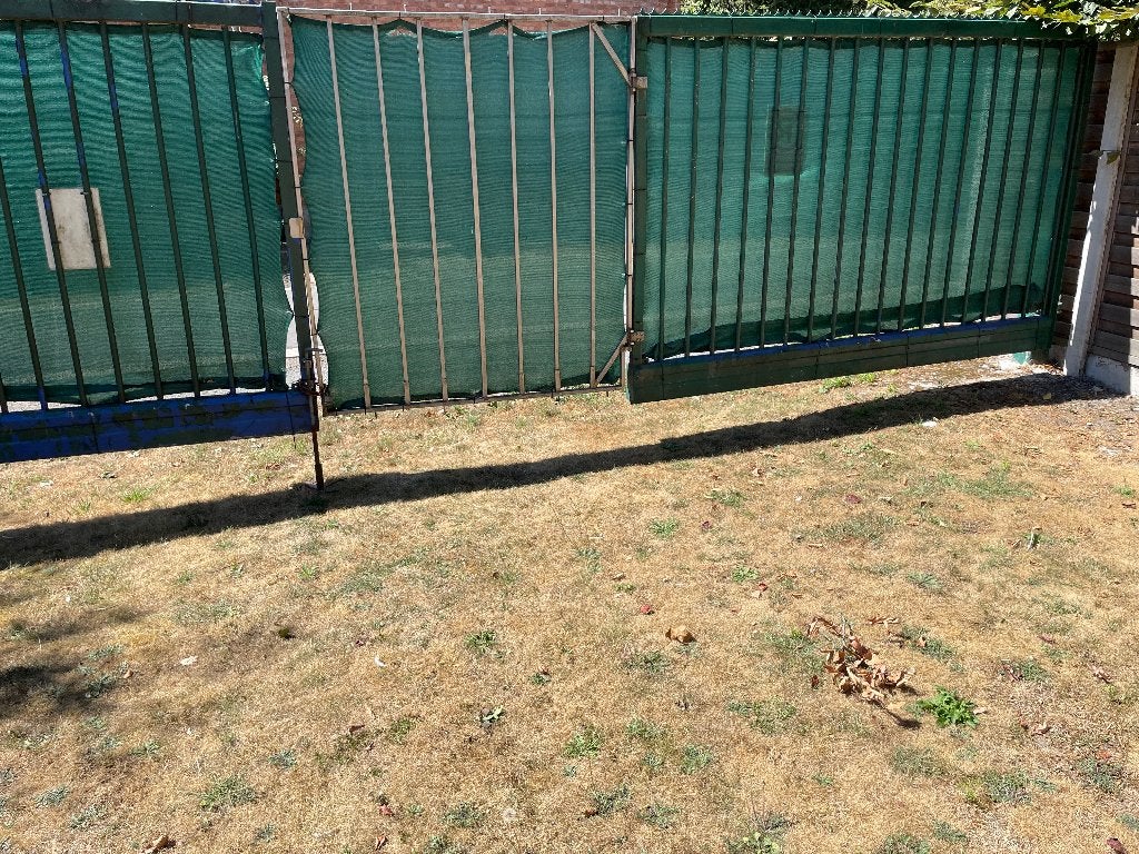 Draaipoorten heras, Tuin en Terras, Ophalen, Gebruikt, Staal, 150 tot 200 cm