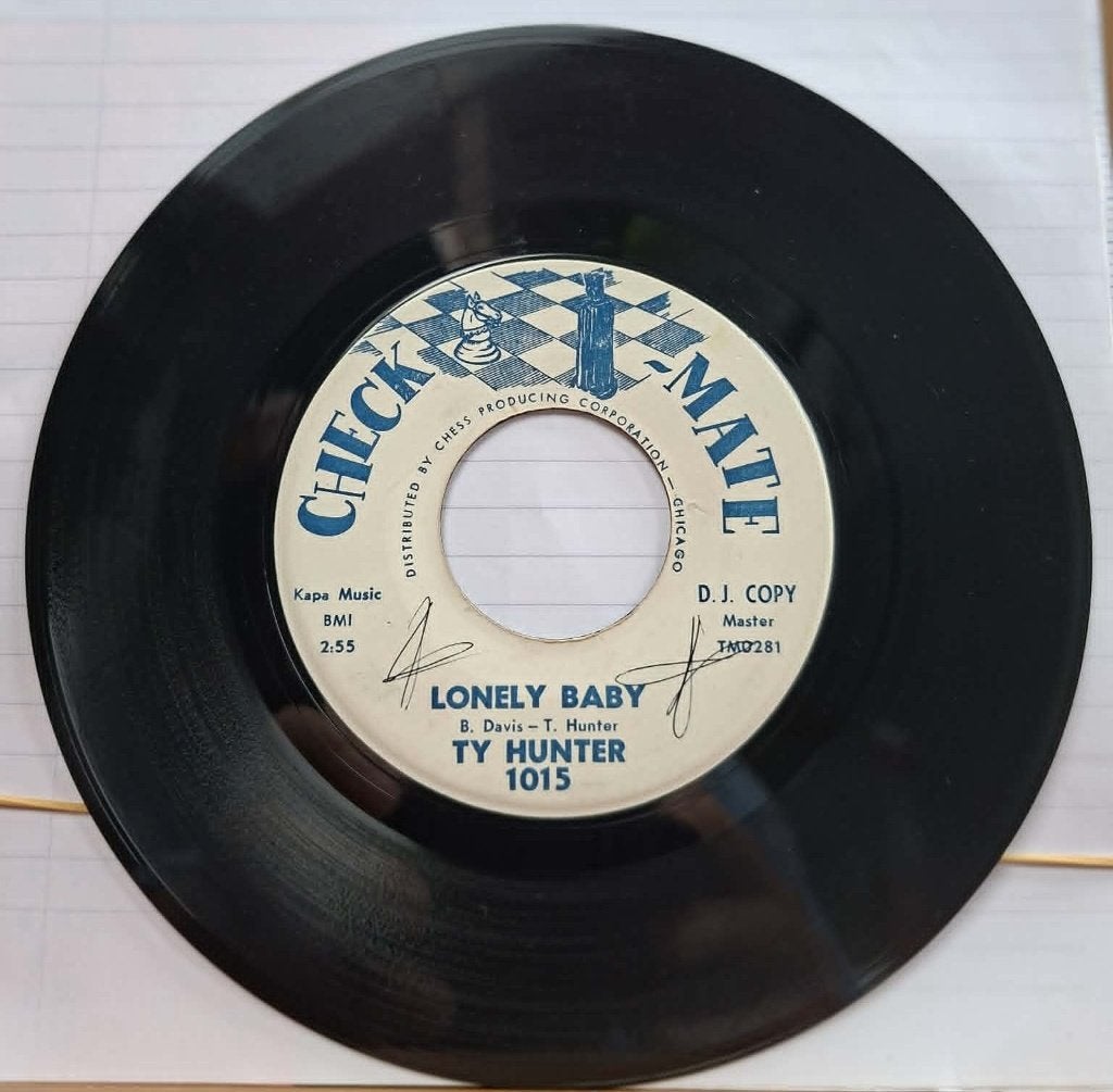 Popcorn Groove/Ty Hunter - Lonely Baby, Gebruikt, 7 inch, Originele persing, Ophalen of Verzenden