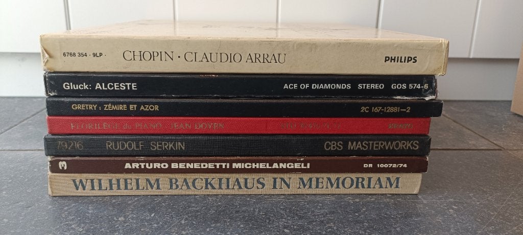 Verzameling LP'S boxset klassiek, Cd's en Dvd's, Boxset, Ophalen, Gebruikt, Boxset