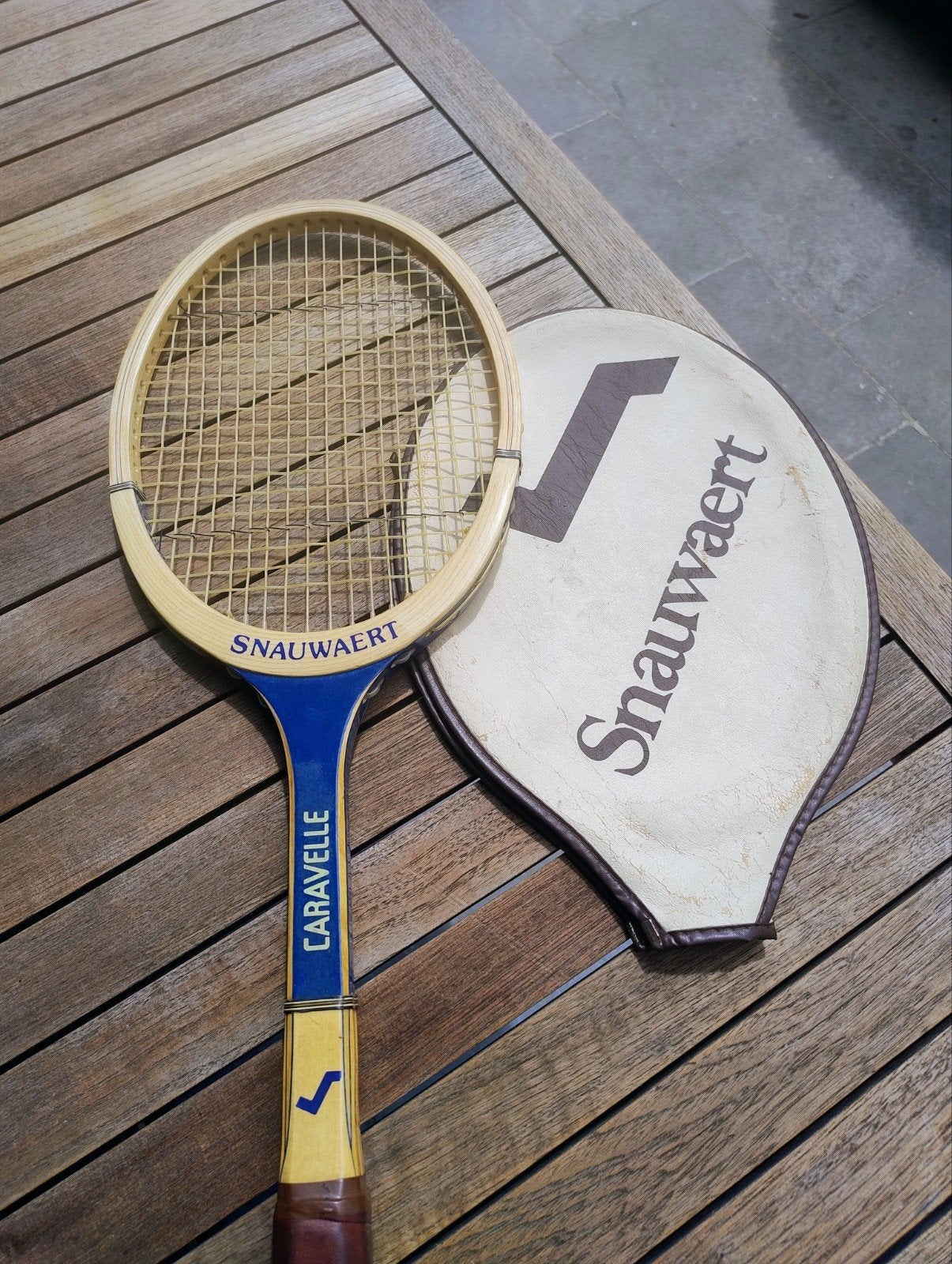 Vintage Snauwaert Racket, Sport en Fitness, Tennis, Ophalen, Racket