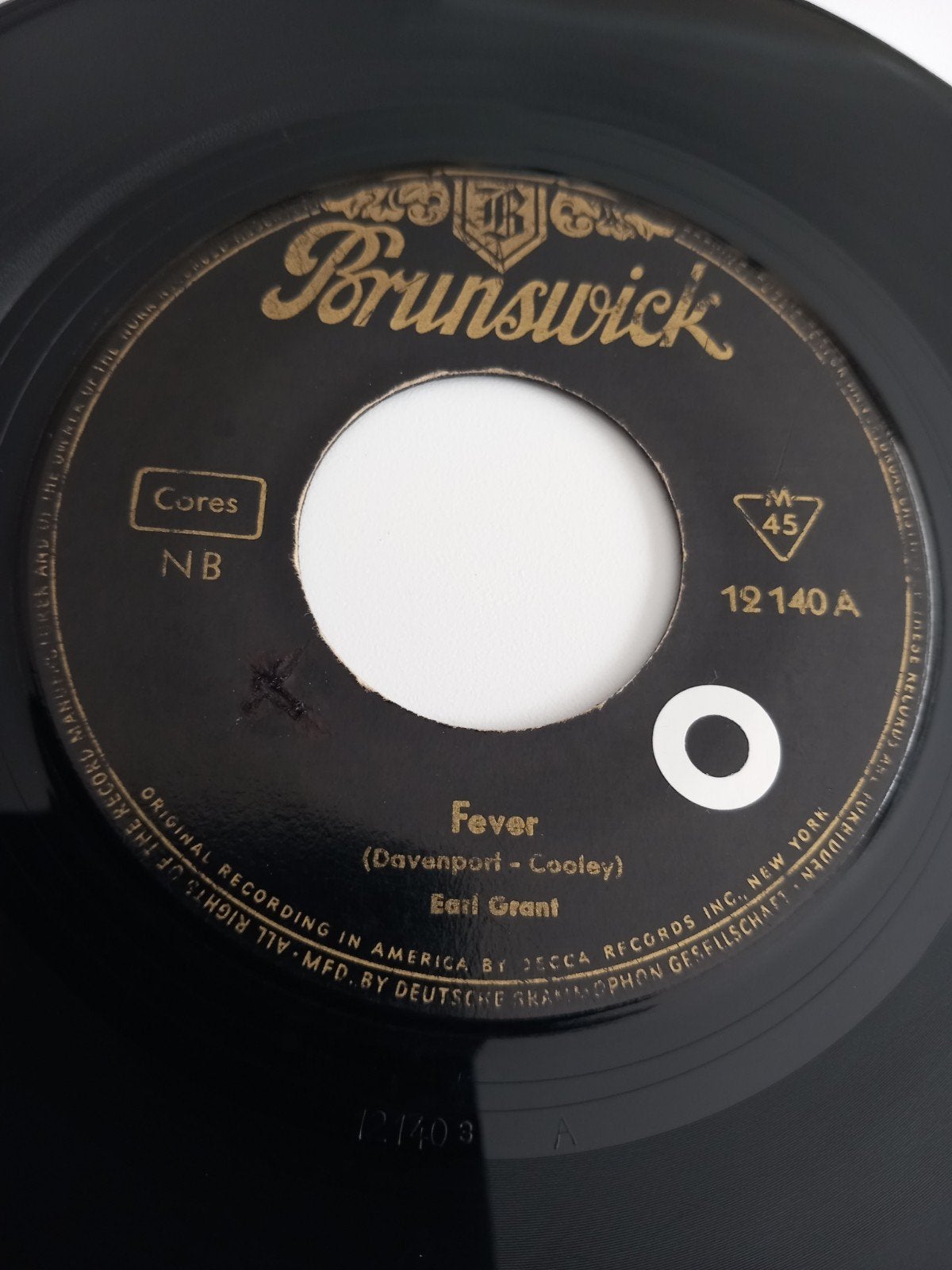 EARL GRANT.  FEVER. POPCORN 45 T, Ophalen of Verzenden
