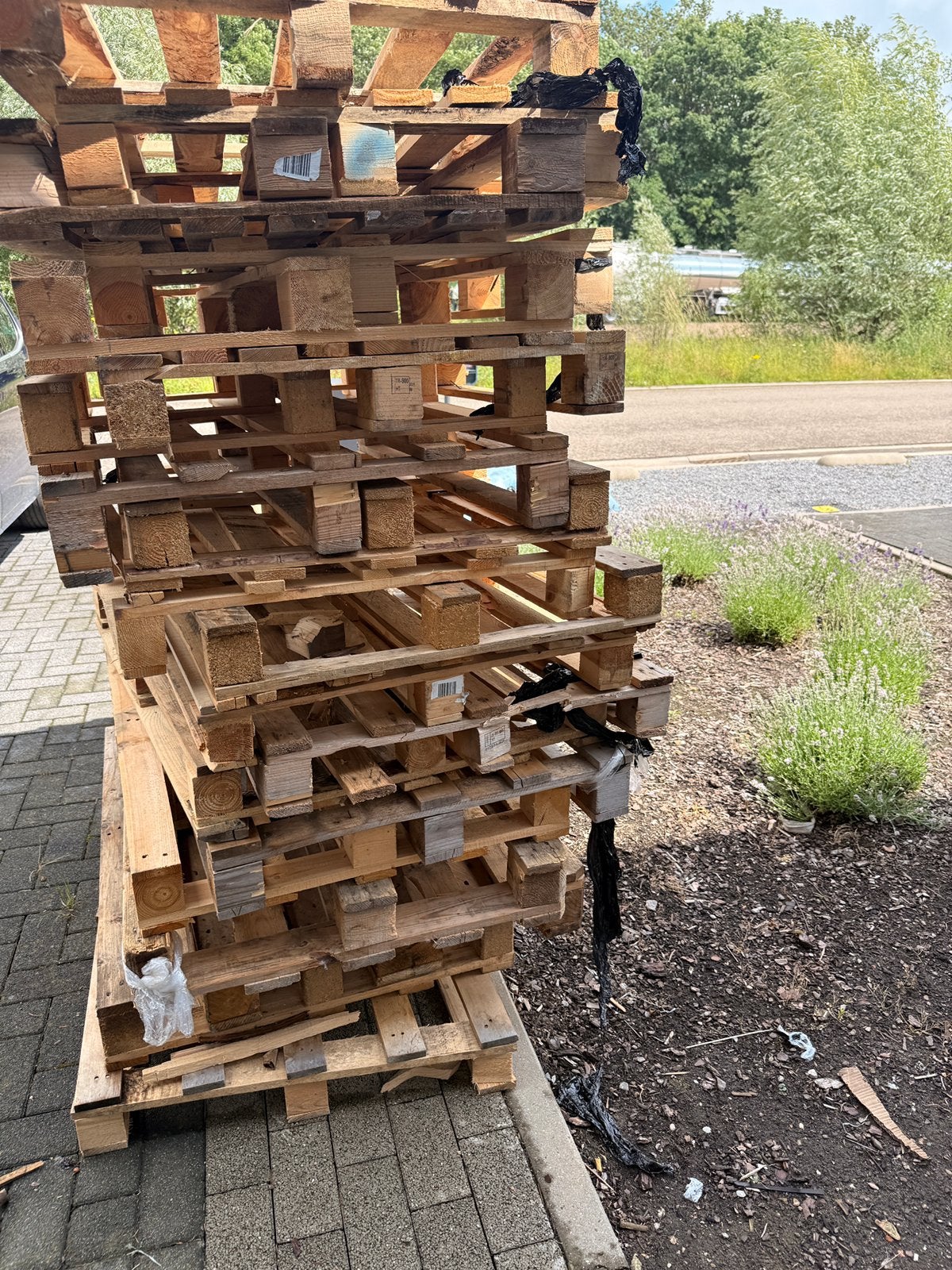 hout pallet, Tuin en Terras, Brandhout, Ophalen