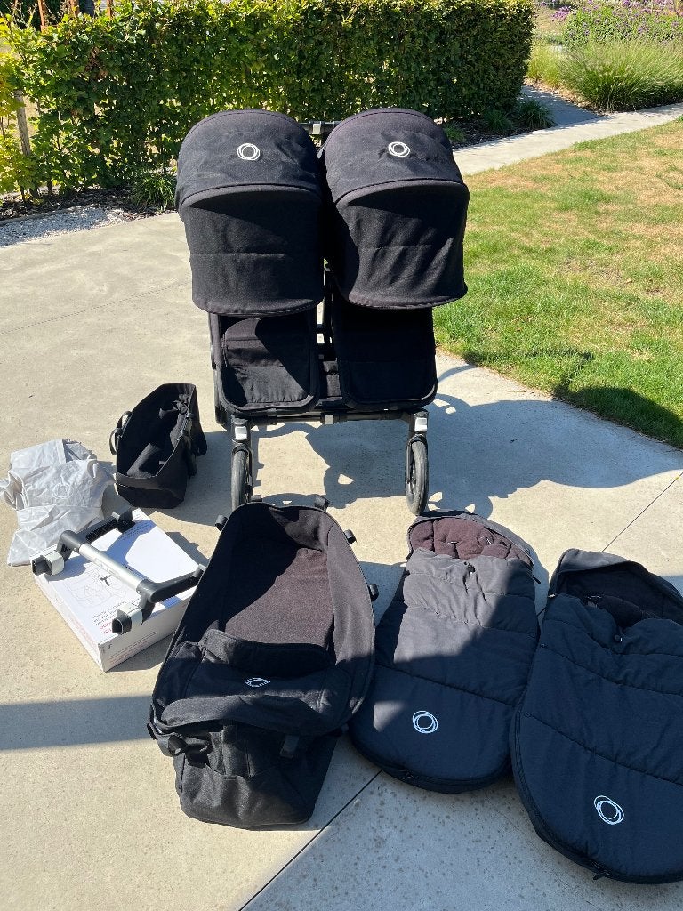 Bugaboo donkey 3 zwart complete set, Kinderen en Baby's, Ophalen, Kinderwagen, Bugaboo, Duowagen