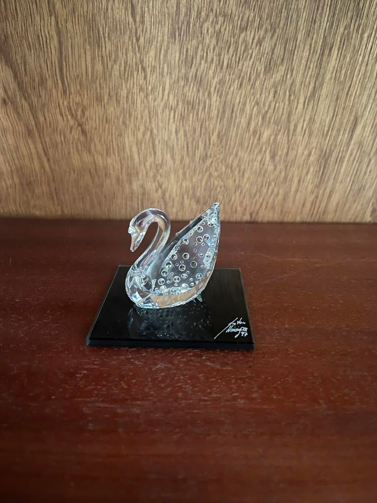 Swarovski Zwaan met houder, Ophalen, Zo goed als nieuw, Figuurtje